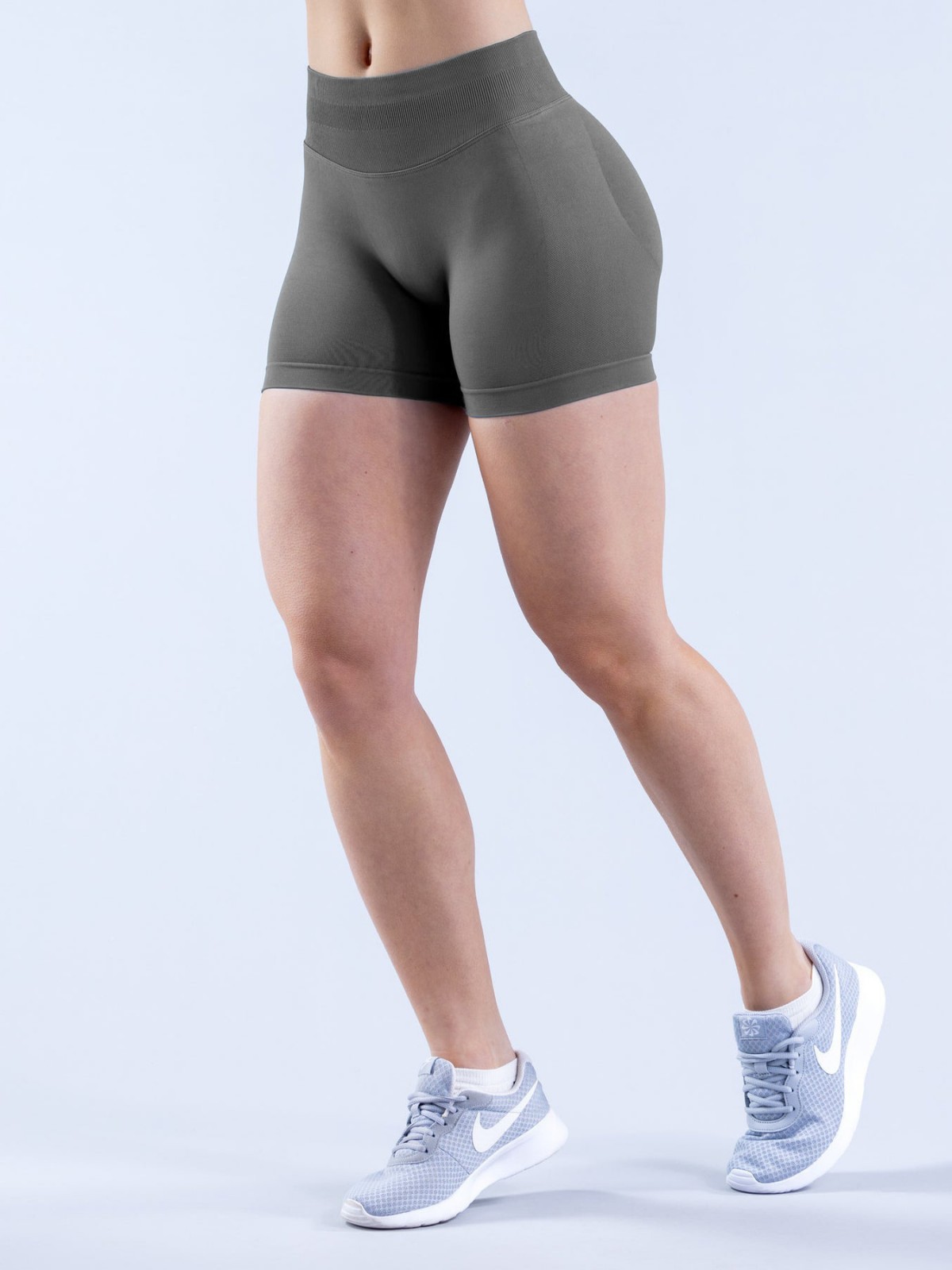Amazon's New Three-Section Waist Pleated Butt Lift Low-Waist Fitness Seamless Three-Point Pants Sports Yoga Shorts