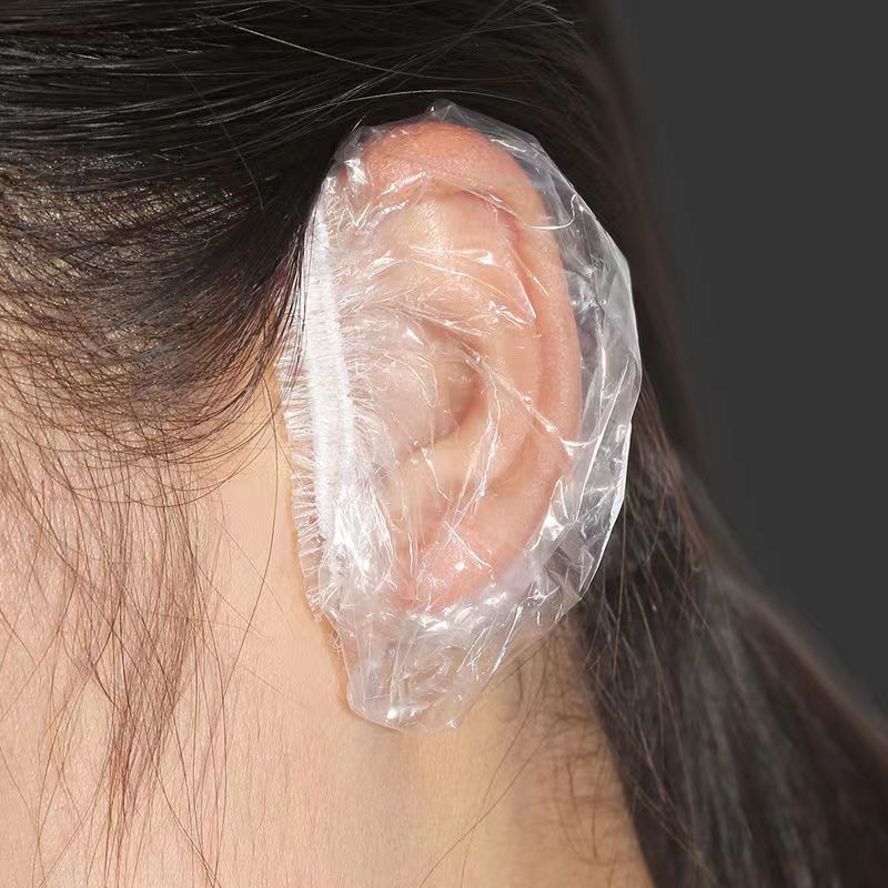 Pe Earmuffs Are Waterproof and Dustproof, Suitable for Children with Pierced Ears, Bathing, Hair Dyeing, Earphone Covers, Dustproof and Waterproof for Multiple Scenarios