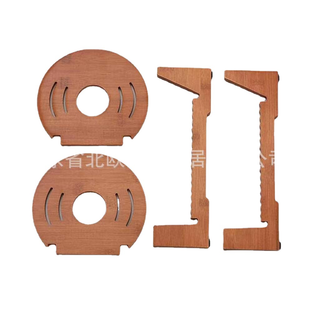 Creative Wooden CD Bracket Vinyl Record Storage Display Rack Home Desktop Album CD Disc Collection Rack