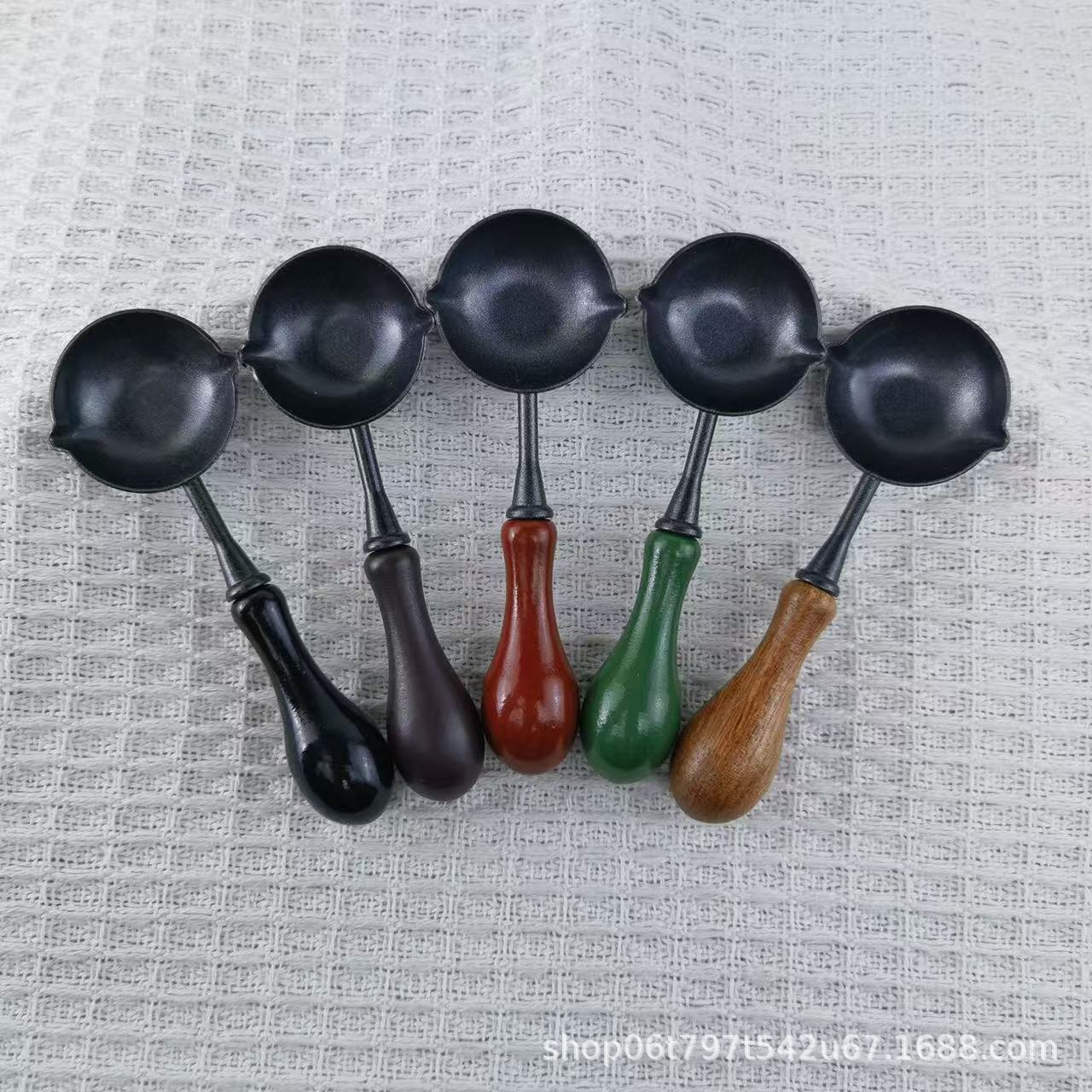 Non-Stick Wax Seal Spoon, Double-Ended Wax Seal Spoon, Wax Seal Heating Tool, Anti-Stick and Easy to Clean