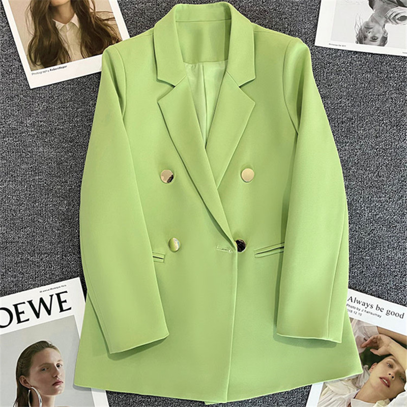 Candy Green Street Little Blazer Women's 2025 Spring and Autumn New Korean Style Internet Celebrity Temperament Small Casual