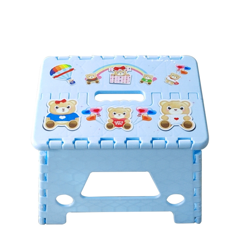 Plastic Folding Stool Household Adult Children's Bathroom Small Bench Outdoor Fishing Small Stool Portable Train Little Mazar