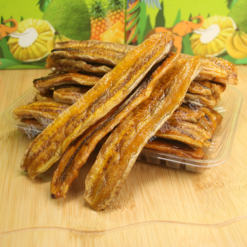 Xishuangbanna dried banana without adding non-fried Dai original fruit slices Yunnan specialty soft waxy sweet