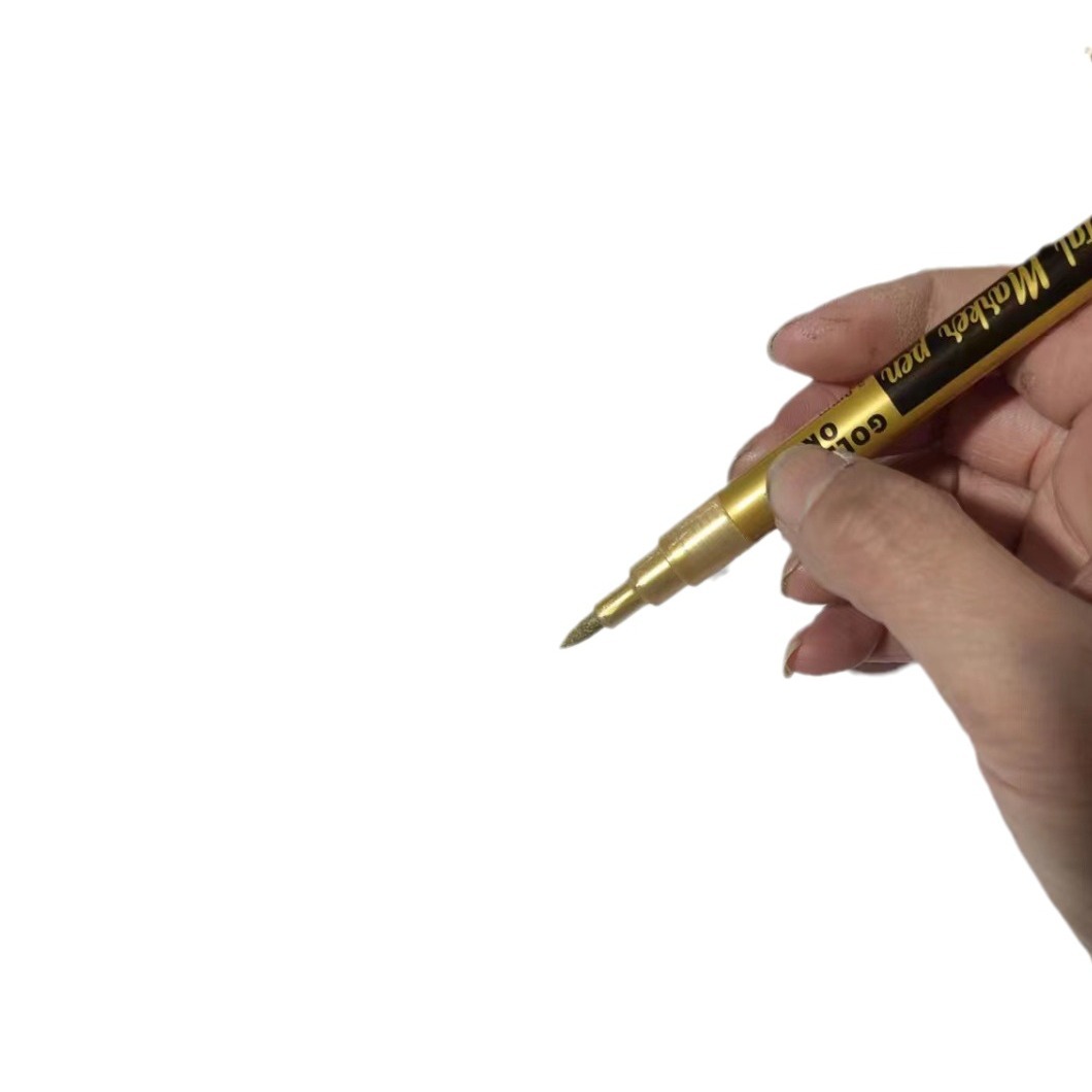 Paint color metallic marker paint marker marker large head metal marker water-based color marker