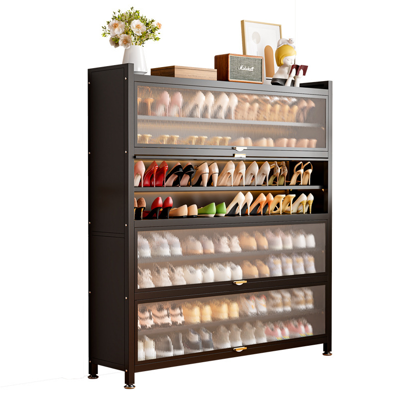 Shoe cabinet a batch of large-capacity multi-layer large indoor entrance door shoe cabinet household steel dust-proof and moisture-proof shoe rack
