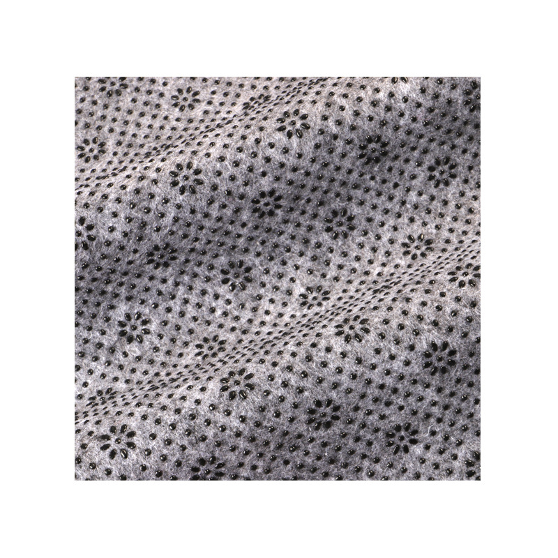 Factory Direct supply new gray felt cloth plum blossom plastic drop non-slip cloth car cushion carpet pillow non-slip fabric