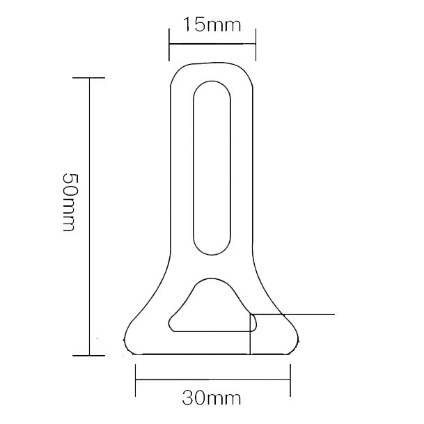 Factory direct supply TPE toilet dry and wet separation sealing strip silicone bathroom water barrier 3cm wide 5cm high
