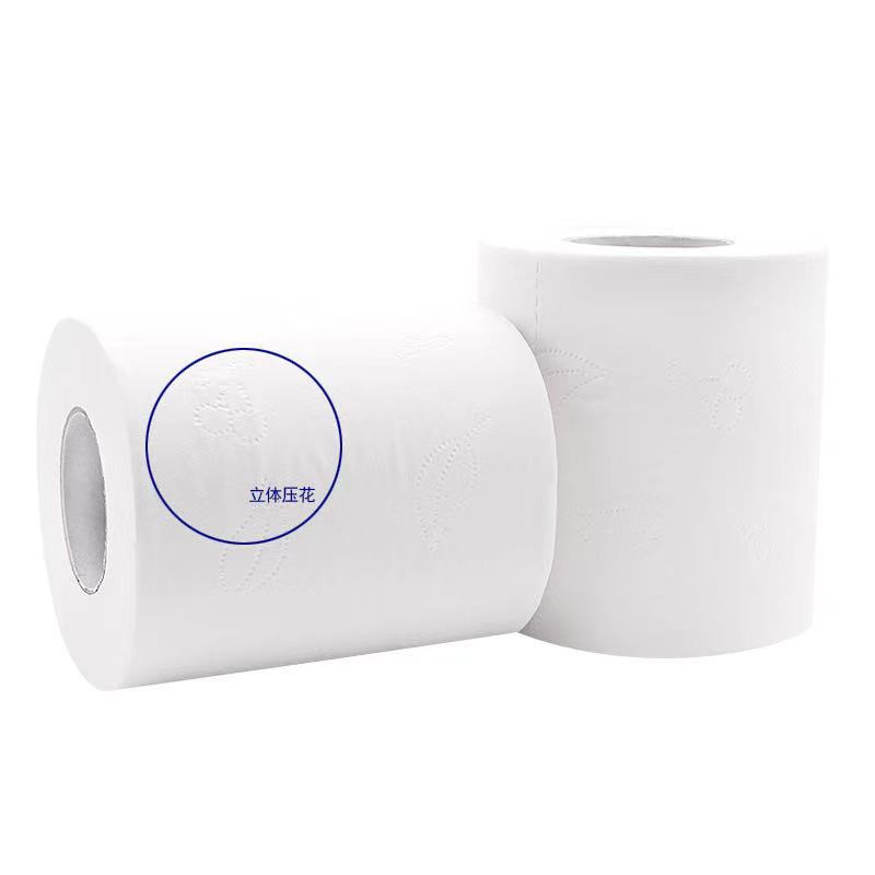 Factory Direct Supply 100G commercial roll paper Hotel toilet roll paper hotel guest room small roll paper hollow household tissue