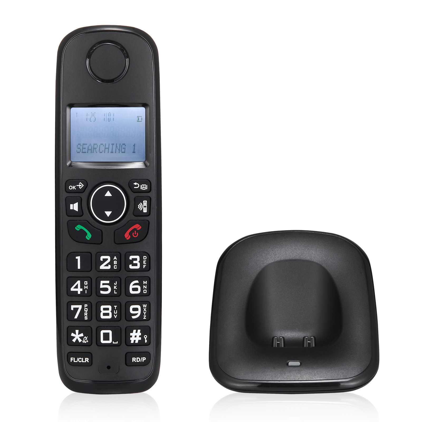 Spot Letter D1001 Business Office Home Handheld Digital Cordless Telephone Low Radiation Cross-Border Wireless
