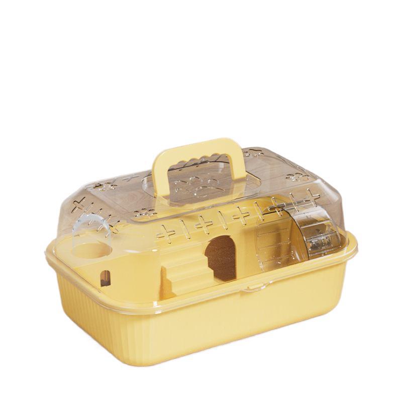 Hamster Cage Golden Bear Portable Double-Layer Cheap Luxury Villa Acrylic Transparent