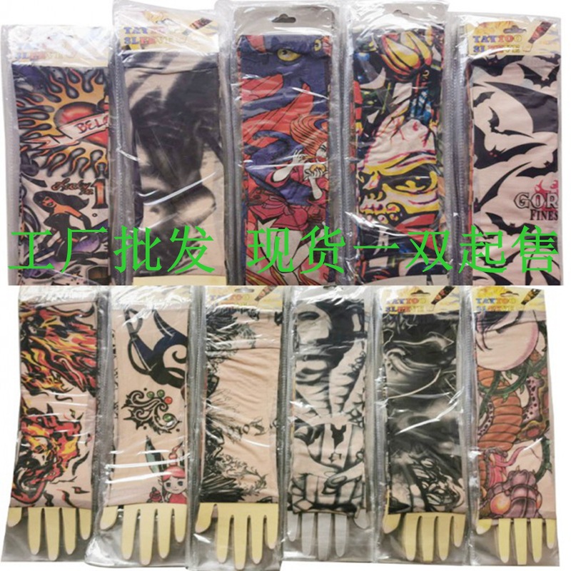 Тату-рукава с цветочным дизайном, рукава для мужчин и женщин, защитные рукава от солнца для продажи