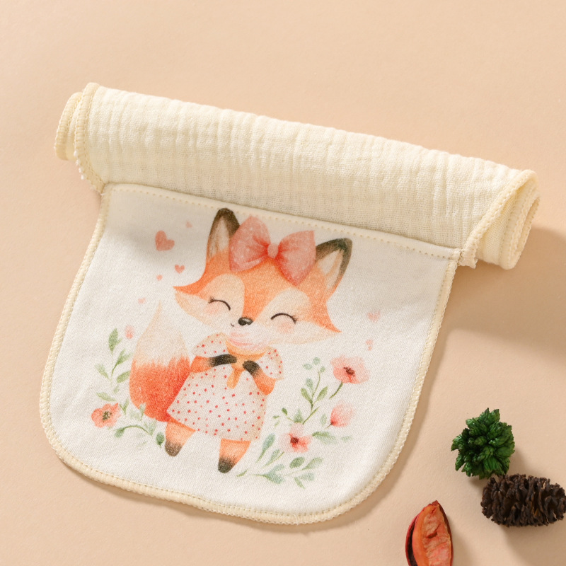 Baby Sweat-Absorbent Towel, Soft and Breathable Cotton Spring and Summer Kindergarten Sweat-Proof Towel, Baby Type a Cotton Pad Sling