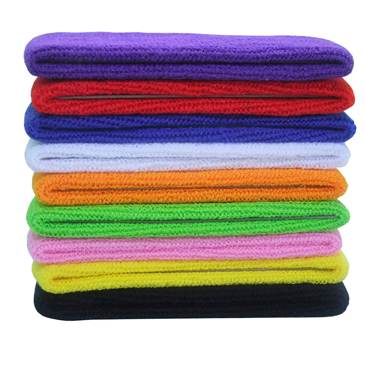 Running Sports Fitness Hair Band Dance Hair Accessories Cotton Towel Sweat-absorbent Stretch Belt Men's All-match Yoga Hair Band