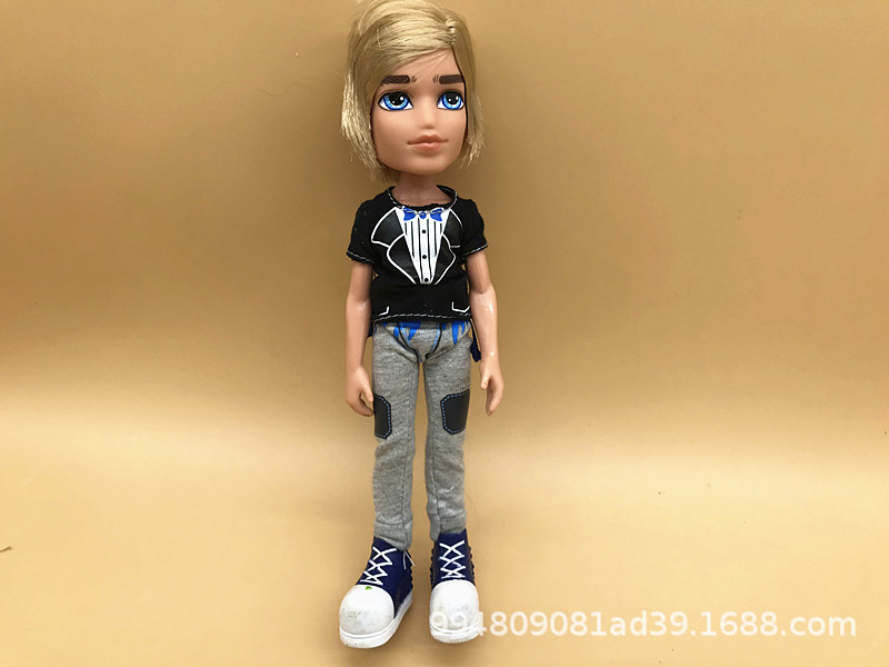 Foreign trade tail single bulk male doll can be changed doll hair can be combed play house model ornaments