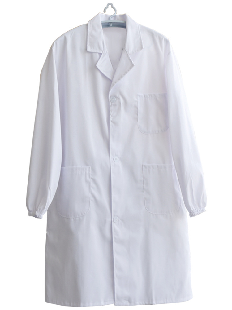 Doctor White Coat Overalls Medical Student Pharmacy Laboratory Nurse Uniforms Food Factory Clinic Beauty Salon Overalls