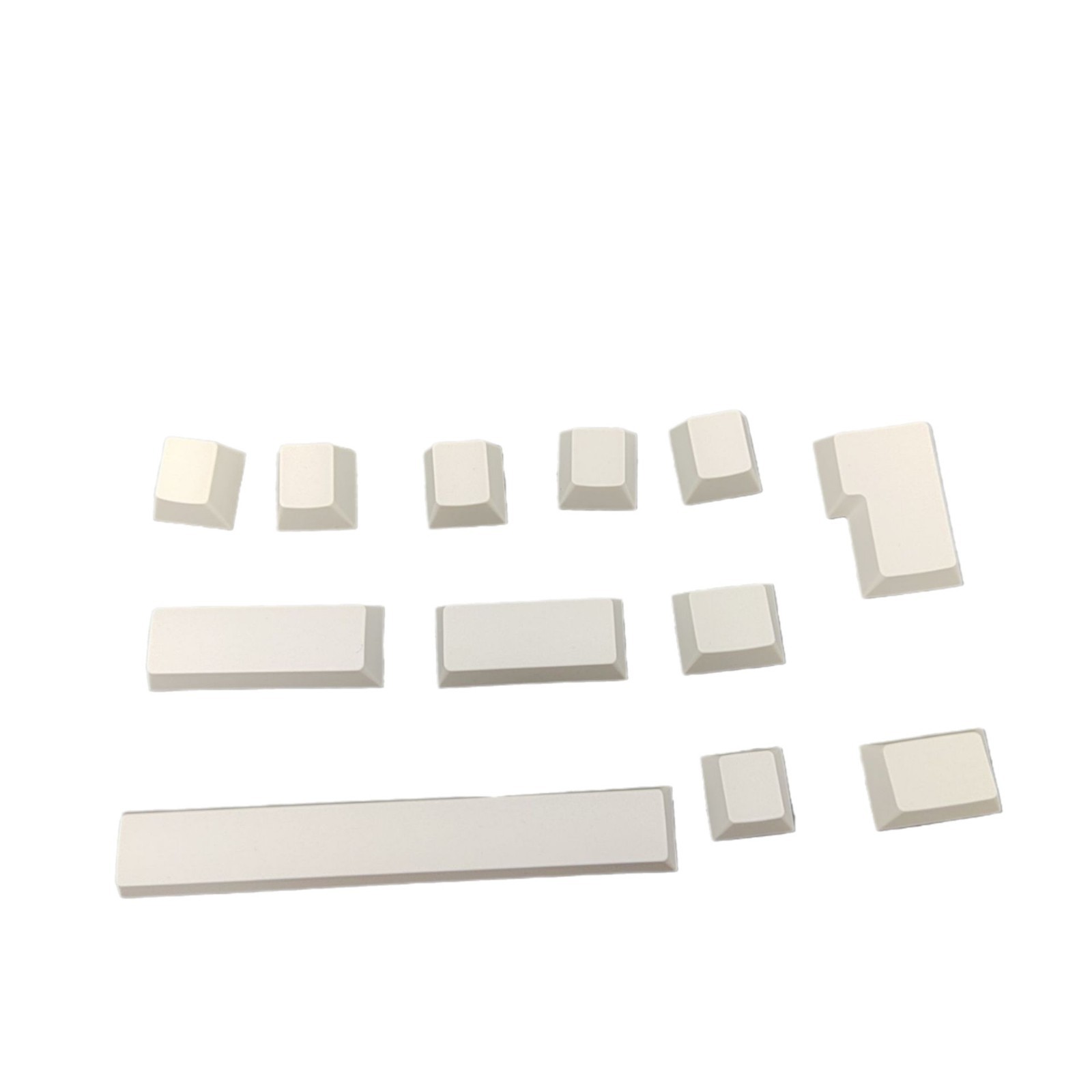 Original Height Keycap Material, White, Unengraved, Pbt Material, Easy to Color, Mechanical Keyboard Blank, Dye-Sublimation