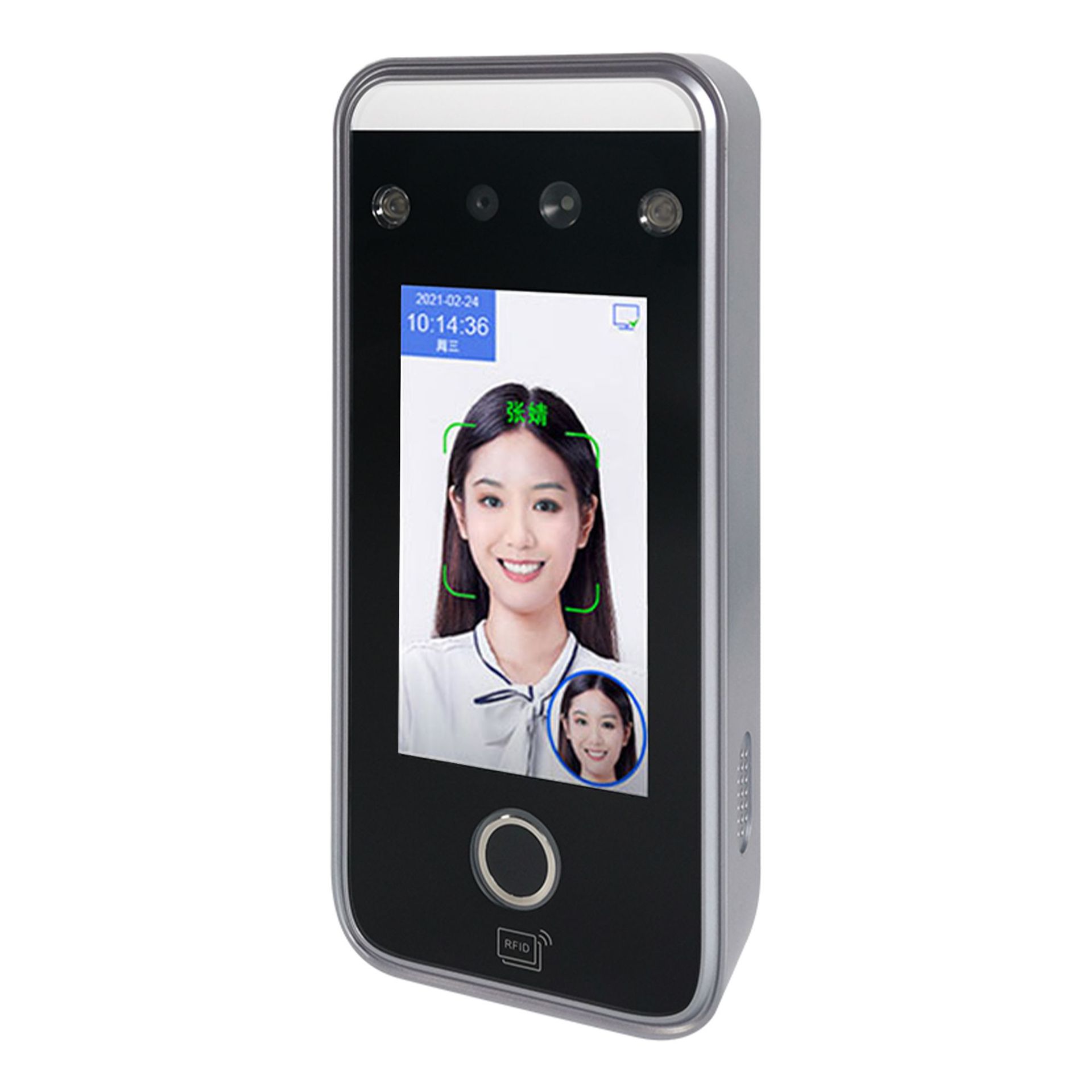 Factory direct supply M106 dynamic face access control brush face recognition access control attendance system fingerprint attendance punch machine