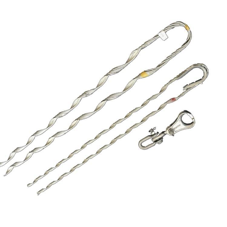 Wholesale Adss Opgw Cable Hardware String Pre-Twisted Tension Clamps Pre-Twisted Wire Aluminum-Clad Steel Wire Ground Wire