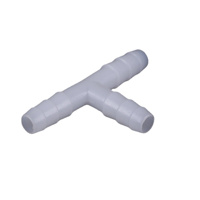 Outer 10mm tee plastic PE aeration pipe tee straight-through aeration plate outer pass