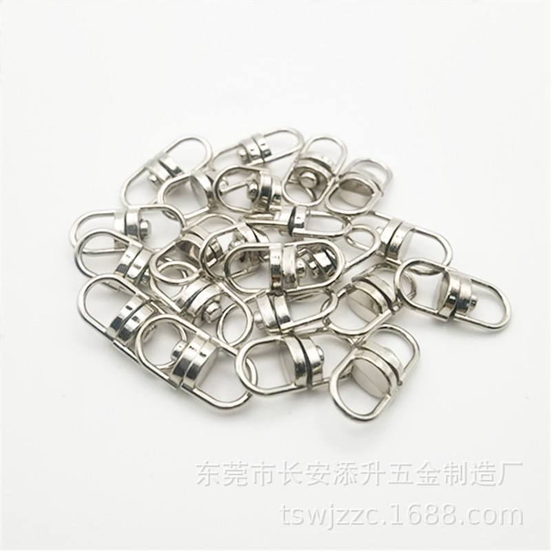 Manufacturers supply key chain 8-word buckle rotating ring rotating buckle diy key accessories jewelry accessories wholesale