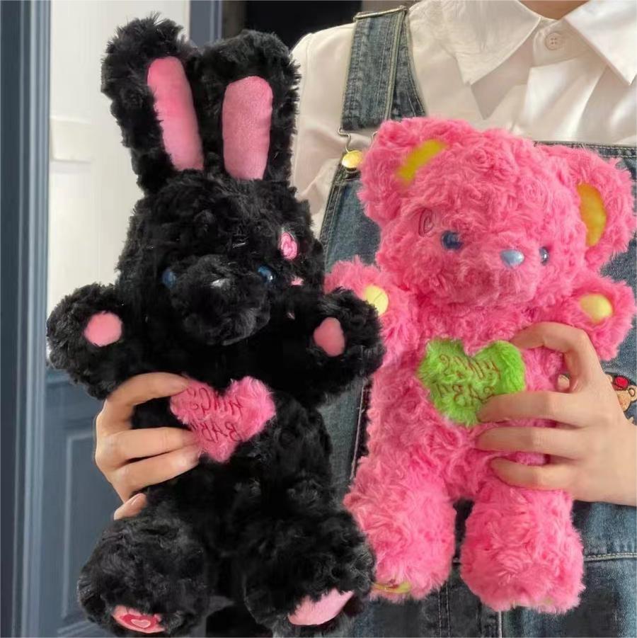 Плюшевая игрушка Duai, настоящая игрушка в виде кролика, успокаивающая кукла, подарок для девочки, оптовая продажа