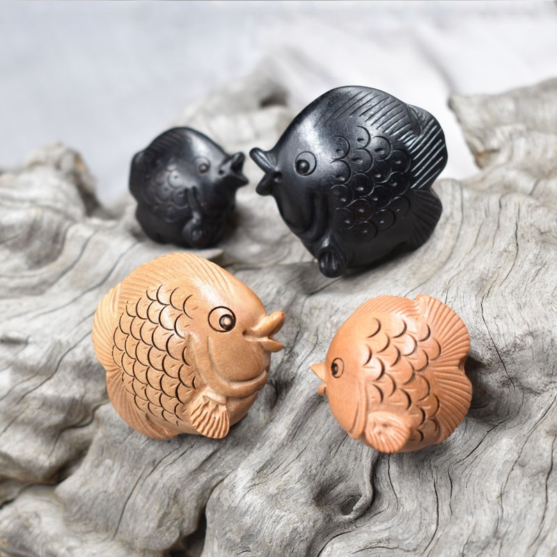 Рыба плоская рыба черное сандаловое дерево персиковое дерево DIY аксессуары ювелирный подвеска брелок для сумки подвесная игрушка