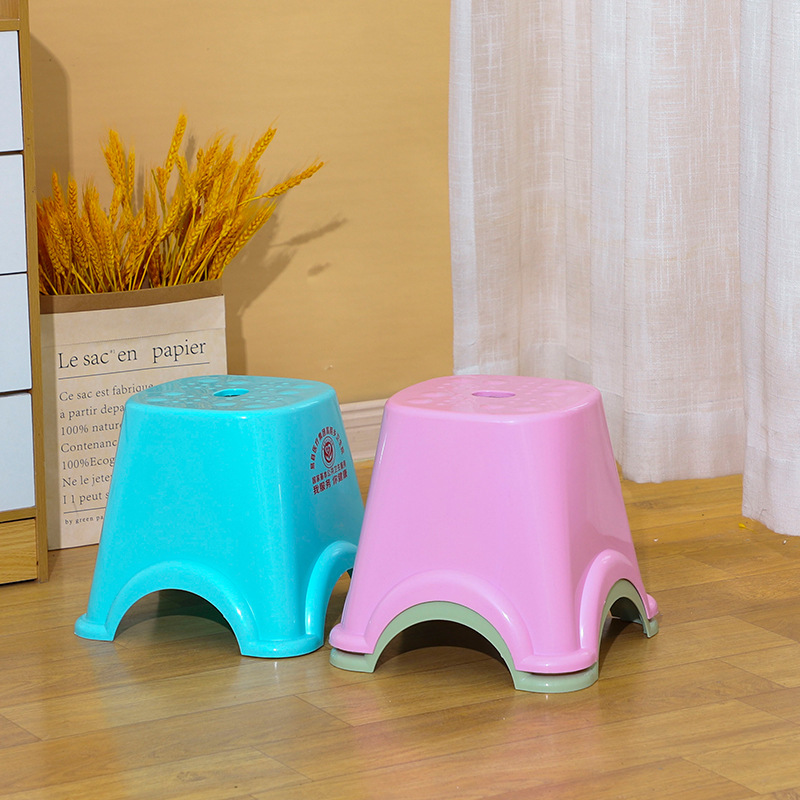 Supply Supply Plastic Massage Stool Household Shoe Changing Low Stool Plastic Small Stool Kindergarten Baby Stool