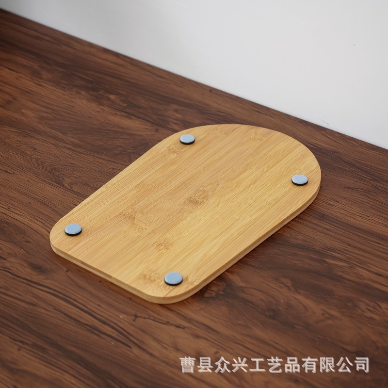 Cross-Border Blender Mobile Mat Stand Mixer Tray Kitchen Appliance Coffee Machine Non-Slip Mat Wooden Tray