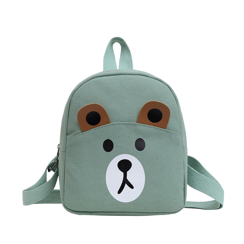 Wholesale Cartoon Kindergarten School Bags 2-5 Years Old Male and Female Baby Cute Canvas Children's Backpack Early Education Small Backpack