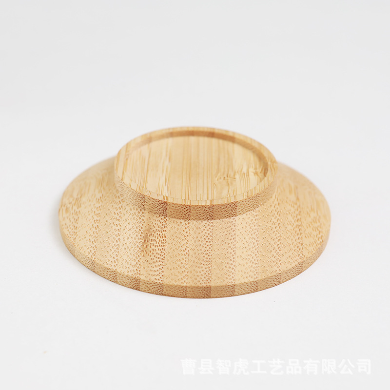 Bamboo Red Wine Cup Lid, Wooden Fresh-keeping Sealing Lid, Glass Bottle Mug Lid, Leak-proof Wooden Lid, Round Bamboo Lid