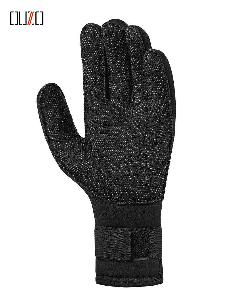 5mm diving gloves cold-proof warm non-slip wear-resistant winter swimming gloves neoprene fish-catching stab-resistant snorkeling gloves