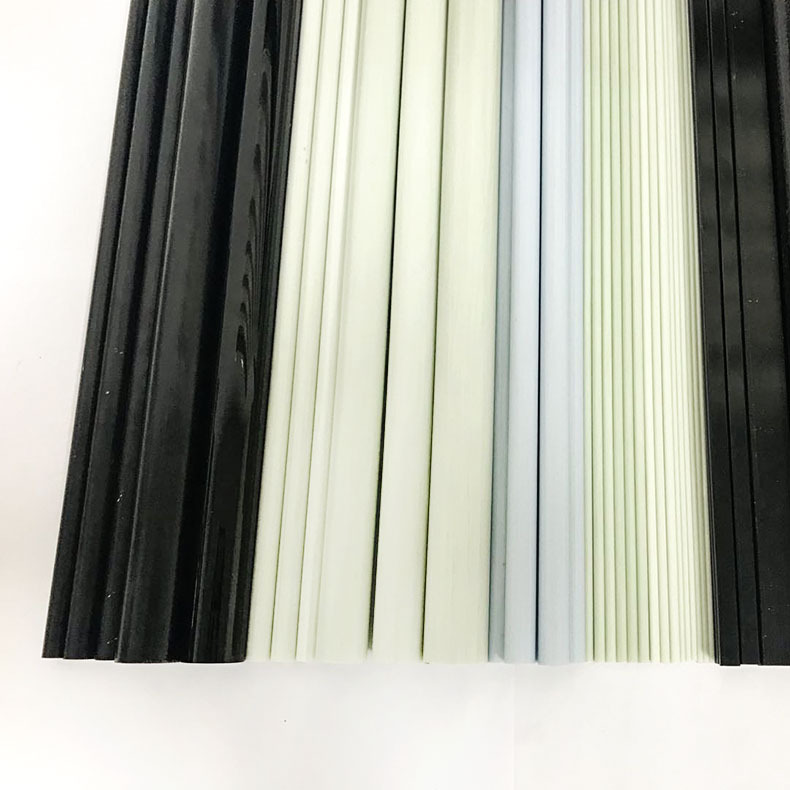 Factory Direct supply 1-22mm small arch shed bracket glass fiber rod instead of bamboo high toughness solid fiber rod