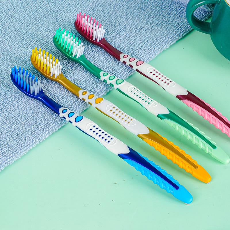 Men's and Women's Soft-Bristled Toothbrush, Adult Soft-Bristled Toothbrush, Household Filament, Soft-Bristled Single Pack, High-Density Toothbrush Filament, Individually Packaged