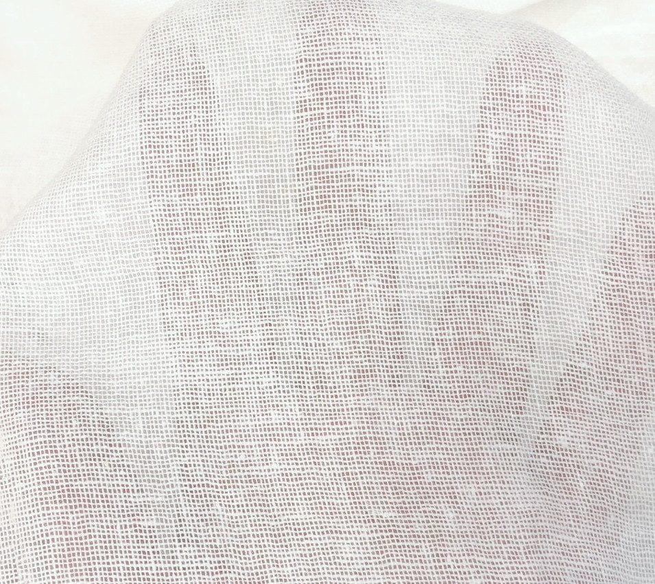 Thin pure Ramie mesh woven ramie linen dyed fabric sparse linen fabric pure linen mesh fabric