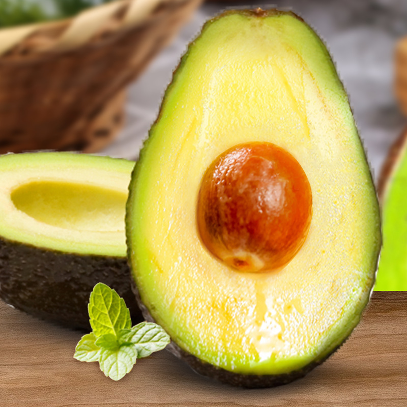 Avocado Fresh Fruit 12 Seasonal Whole Box Baby Food Supplement Cooked Ready-To-Eat Avocado Large Fruit for Pregnant Women Free Shipping