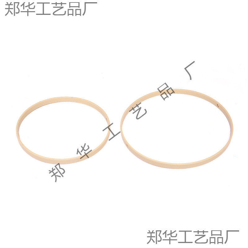 Imitation bamboo inner ring dream catcher net lantern plastic round fan frame accessories skeleton DIY crafts perforated antique lantern