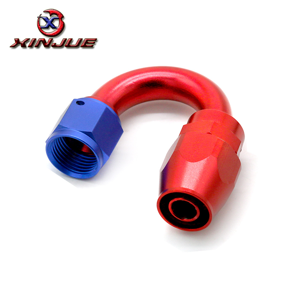 Car Modified Aluminum Alloy Oil Cooling Joint An4-An16 Connector Oil Cooling Radiator Oil Pipe Quick Joint