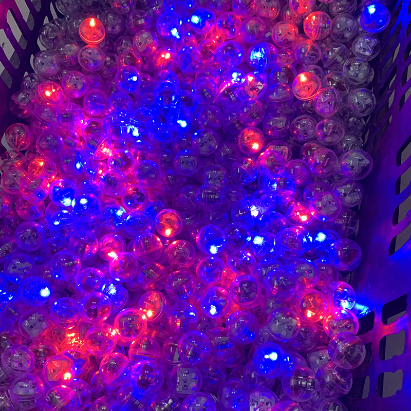 Vibration Flash Red and Blue Ball Red and Blue Movement LED Digital Movement Toy Accessories with Shell 22mm