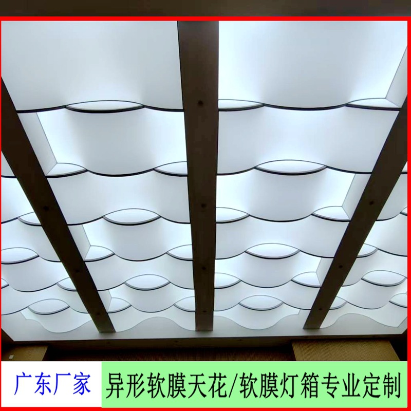 Фабрика по производству индивидуальных мягких пленок для потолка специальной формы бренд офисный потолок инженерная установка
