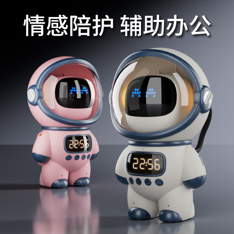 WIFI Big Model Robot DODO Astronaut Sound Smart Voice AI Bluetooth Speaker TF Card Clock Alarm Clock