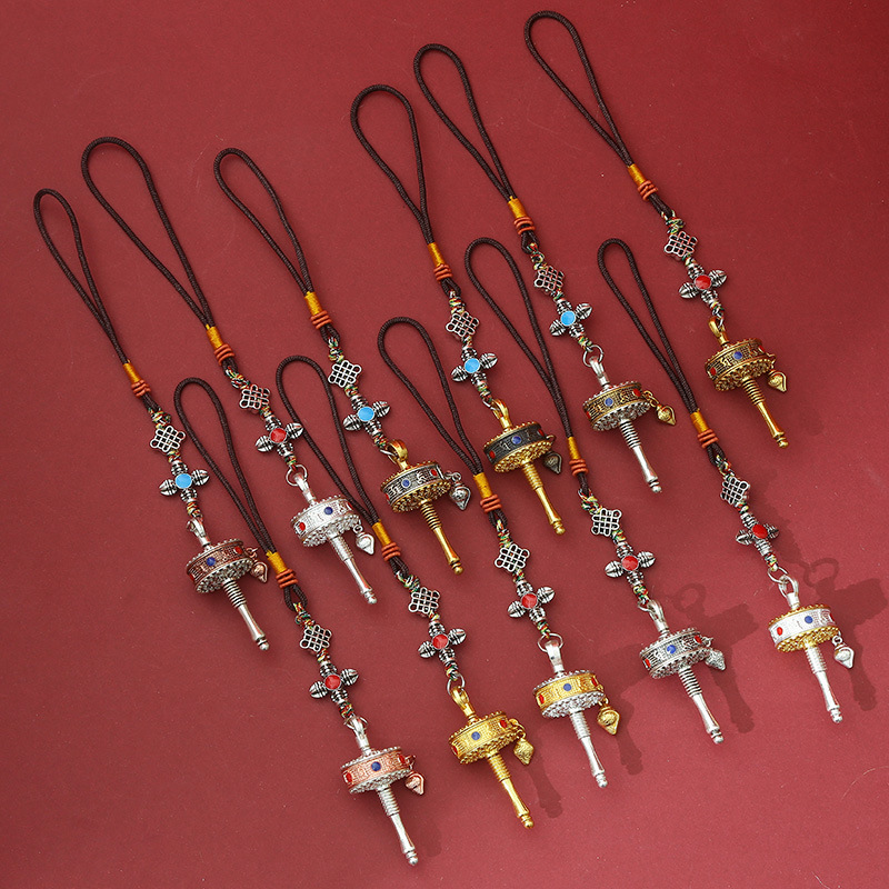 Кулон с молитвенным колесом Xizang, шести символов, сувенирные украшения, в наличии