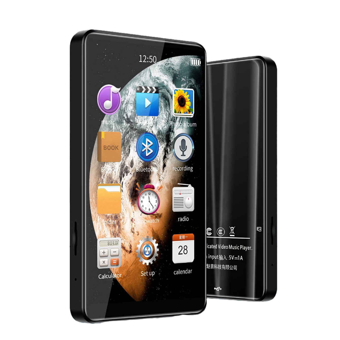 Оптовая 4.0 дюйма новый X20 MP3 MP4 полный экран Bluetooth версия Walkman портативный MP5 музыкальный плеер