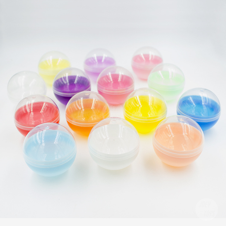 Factory Direct Supply of Colorfulful Gashapon Shells 45mm Transparent Gashapon Ball Shells Coin-Operated Gashapon Machine Toys Wholesale in Stock