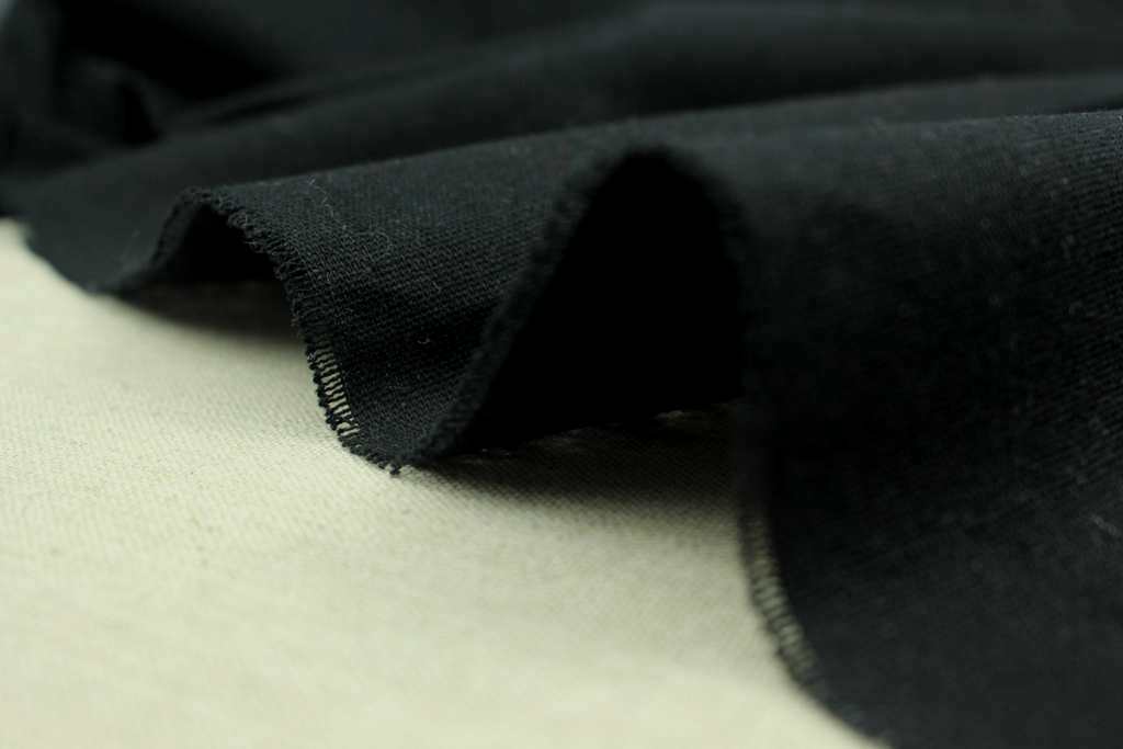 Dark Coffee Linen Black and White Gray Clothes Dress Clothing Linen Fabric Cotton and Linen Fabric Pure Color Table Window Bag Back