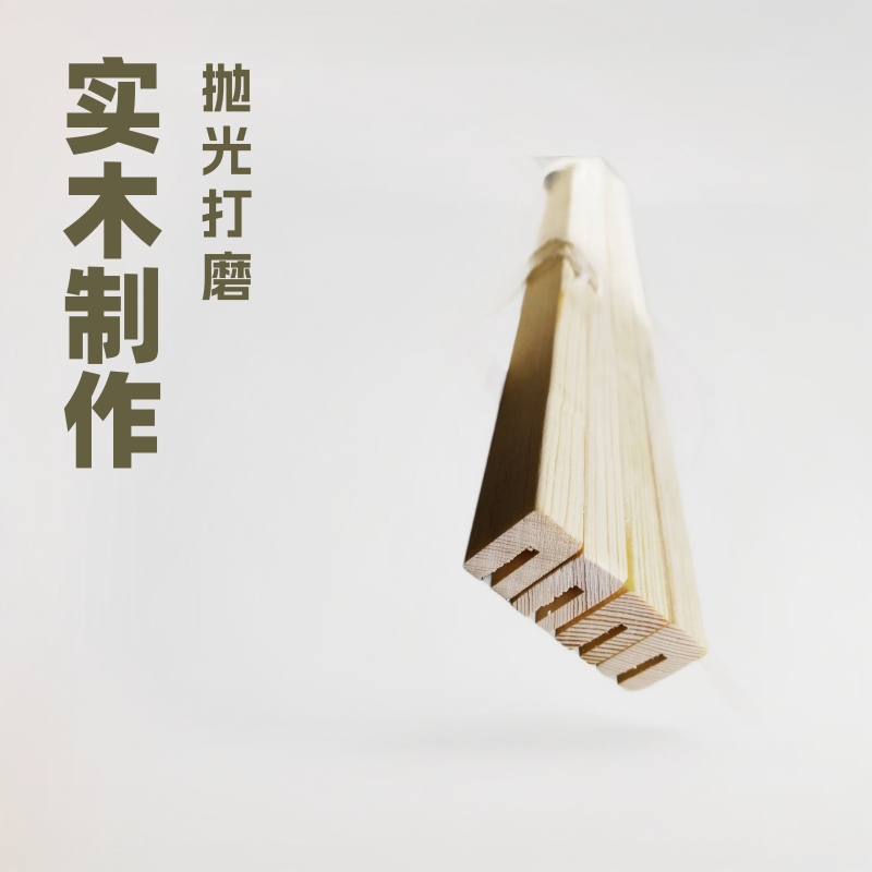 DIY таблица зрения из массива дерева настенный свиток постер деревянная палка деревянный свиток зажим лента настенный флагшток декоративная живопись из массива дерева