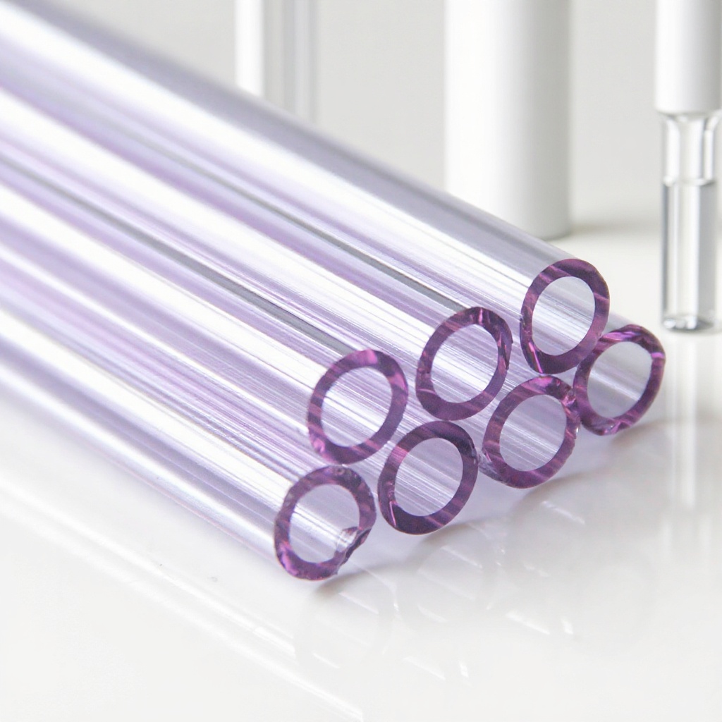 Оптовая продажа цветных фиолетовых трубок из высокоборо-силикатного стекла, сырьевых материалов для стеклянных трубок большого диаметра, устойчивых к высоким температурам