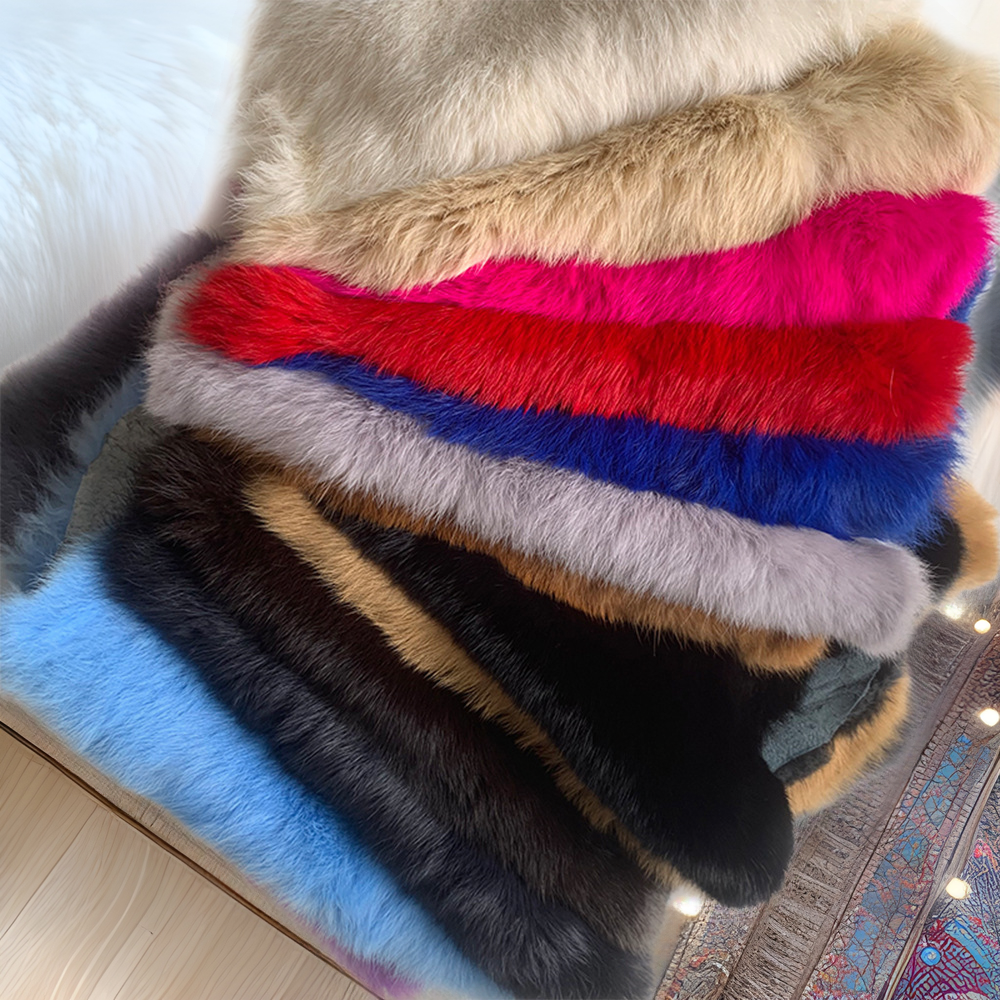 Мех, один рекс-кролик, цветной мех, сырьё для сумок, шапок, декорации, ткань для одежды